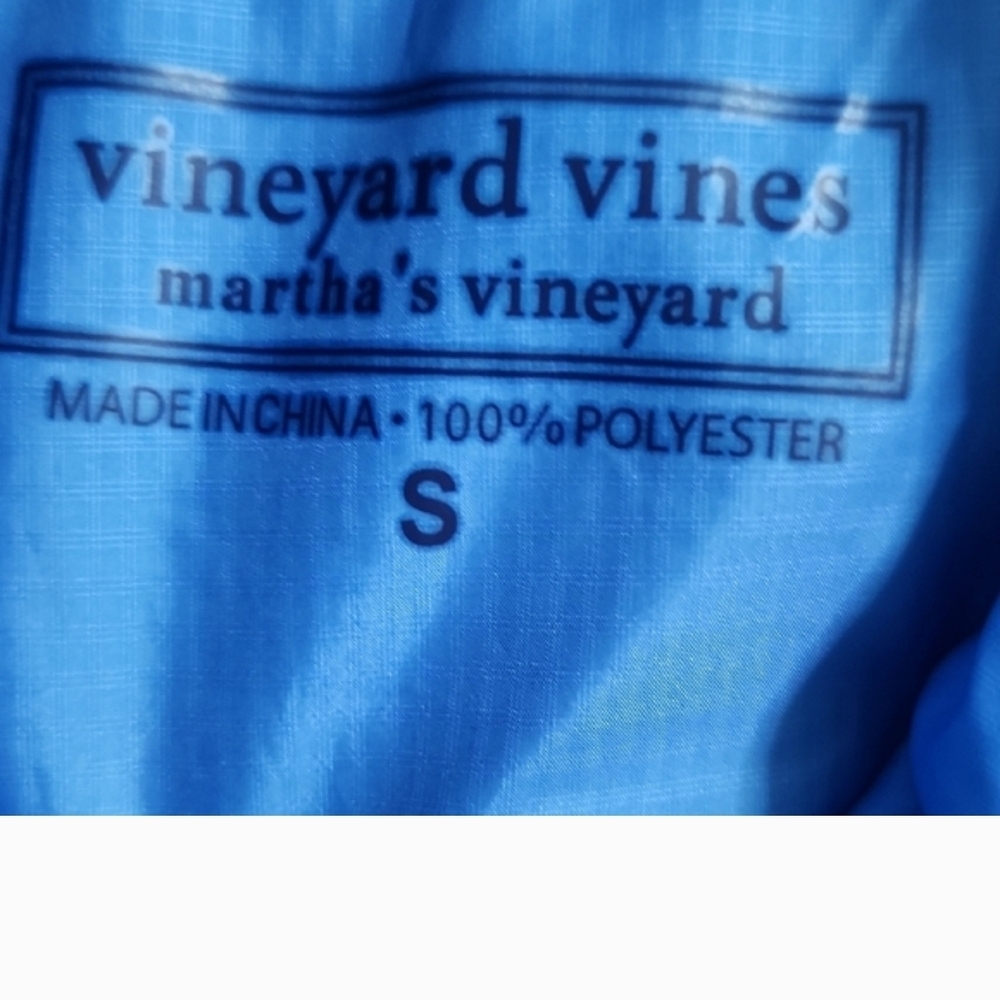 Vineyard Vines Blue Quilted Vest - Picture 2 of 8